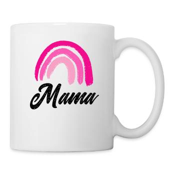 MAMA - MUTTERTAG - VALENTINSTAG - GEBURTSTAG MUTTI - Tasse - Weiß - Rechts