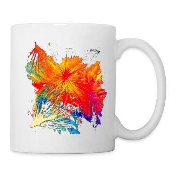 Peinture acrylique « Sylvester » 41 par Marco Eckenbrecht - Mug blanc - blanc - Droite