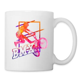 BMX Bike Biker Stunt Trick Freestyle Sport - Mug - white - Right