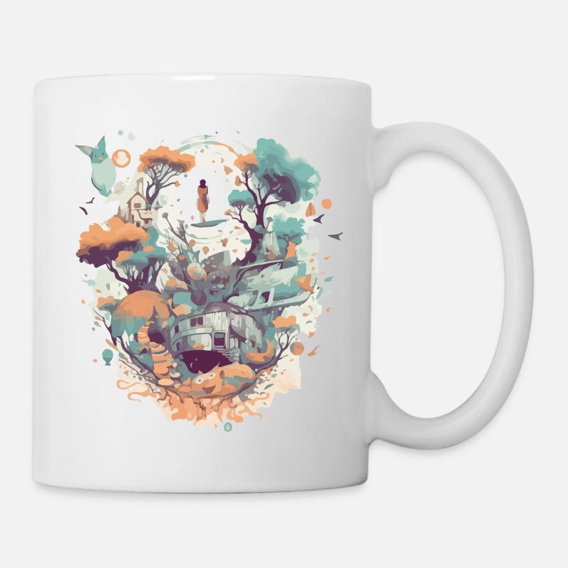 Un monde surréaliste - Mug blanc - blanc