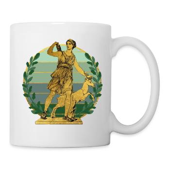 Artémis déesse de la chasse - Mug blanc - blanc - Droite