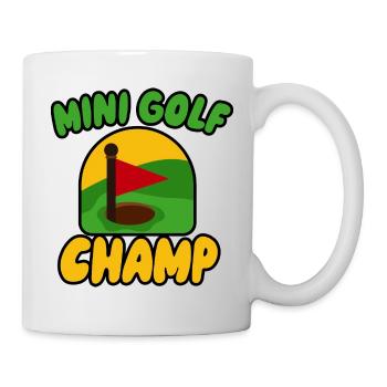 Golf Champ - Tasse - Weiß - Rechts