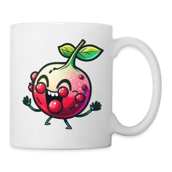 Funny pomegranate - Mug - white - Right