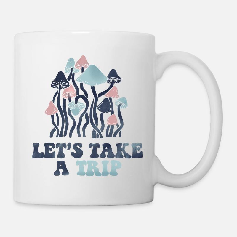 LET'S TAKE A TRIP - Mug - white