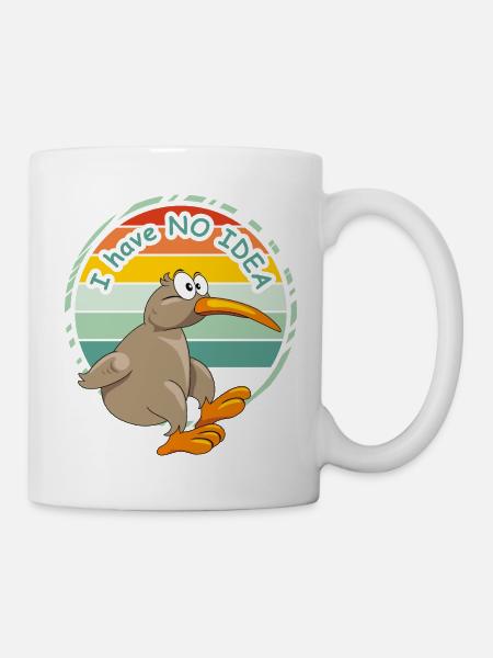 Keine Ahnung - Tasse - Weiß