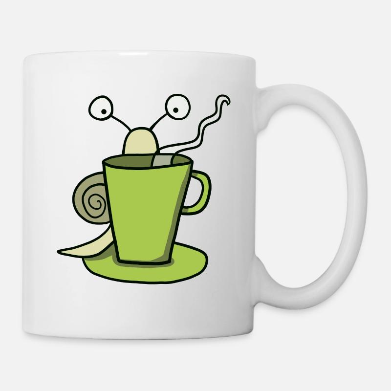 Coffee mug and snail - Mug - white