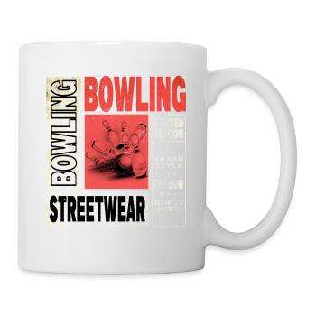 Bowling Bowling Bowling Ball Pins Bowling Players - Mug - white - Right