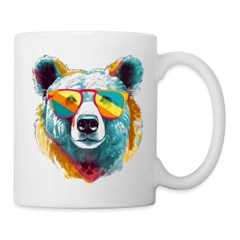 Icko the cool bear - Mug - white - Right