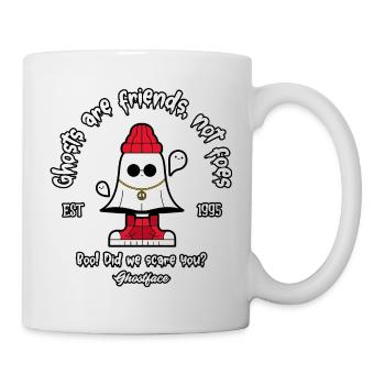 Ghosts are friends, not foes - Ghostface - Tasse - Weiß - Rechts