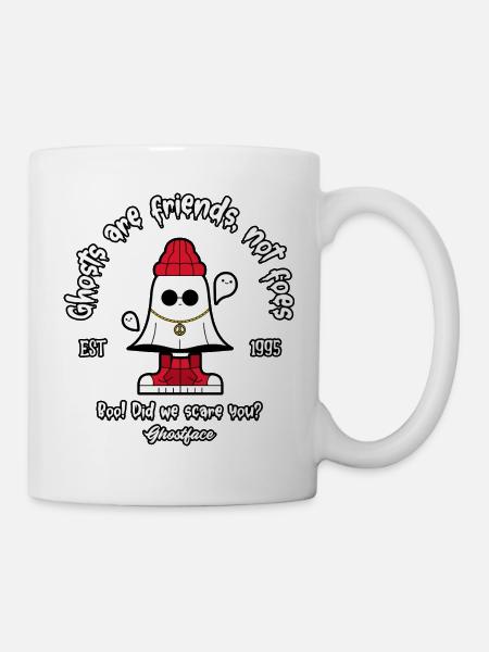 Ghosts are friends, not foes - Ghostface - Tasse - Weiß