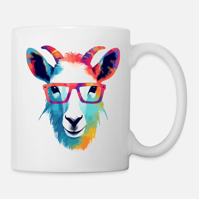 Bobi la chèvre - Mug blanc - blanc