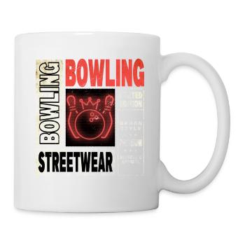 Bowling Bowling Bowling Ball Pins Bowling Players - Mug - white - Right