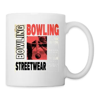 Bowling Bowling Bowling Ball Pins Bowling Players - Mug - white - Right