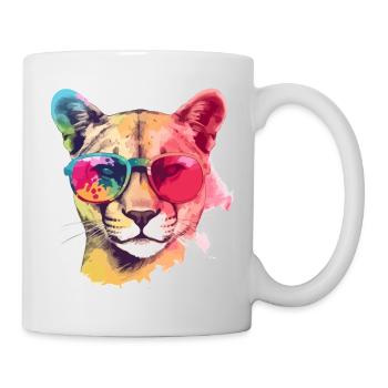 El malinus le cougar - Mug blanc - blanc - Droite