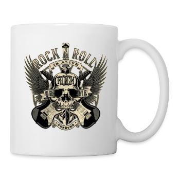 ROCK OR DIE - Mug - white - Right
