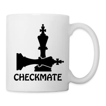 boardgame chess backgammon game night - Tasse - Weiß - Rechts