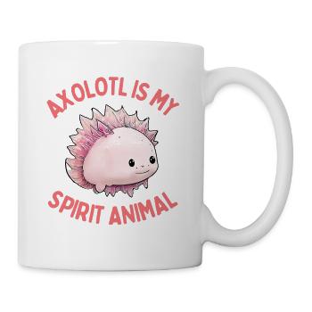 Drôle Axolotl est mon animal spirituel - Mug blanc - blanc - Droite