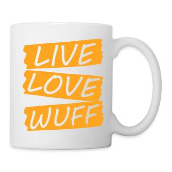 Dog Hund - Tasse - Weiß - Rechts