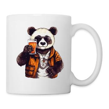 Panda Beer Beer Bear Funny Humor Party Celebrate - Mug - white - Right