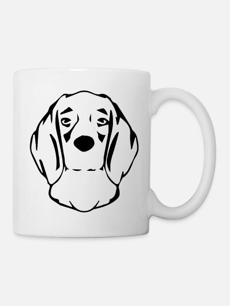 Hund Dog - Tasse - Weiß