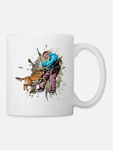 ring malinois - Mug blanc - blanc