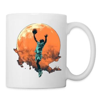 Basketballer - Tasse - Weiß - Rechts