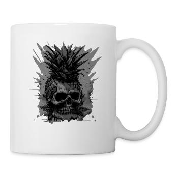 Punk flippant à l’ananas - Mug blanc - blanc - Droite
