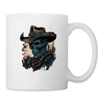 Zombie Cowboy - Tasse - Weiß - Rechts