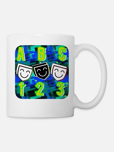 ABC_123 - Tasse - Weiß