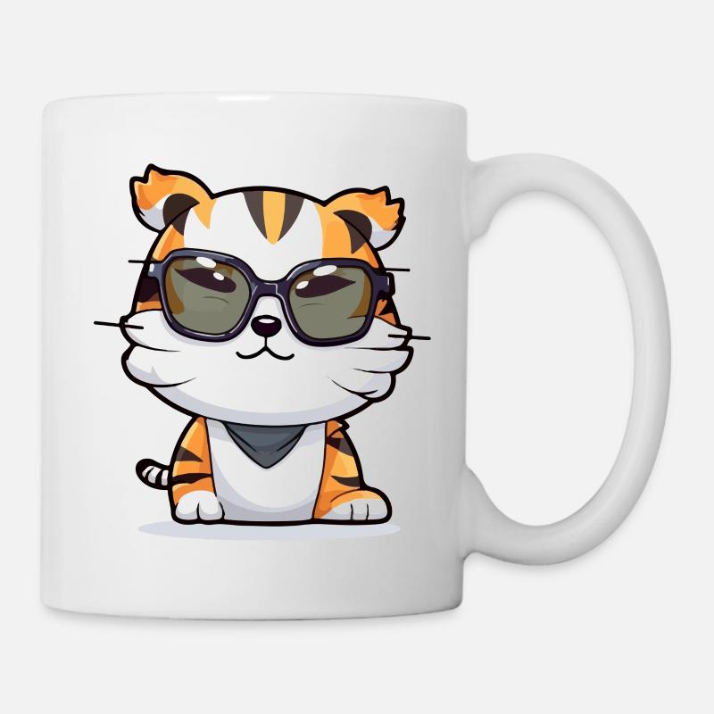 Kako der Tiger - Tasse - Weiß
