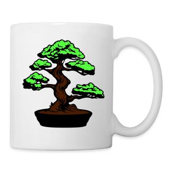 Tree Bonsai Symbol - Mug - white - Right