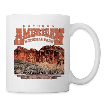 Parc national de Capital Reef, Utah , États-Unis - Mug blanc - blanc - Droite