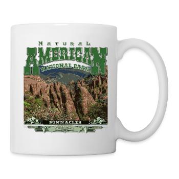 Parc national des Pinacles en Californie - Mug blanc - blanc - Droite