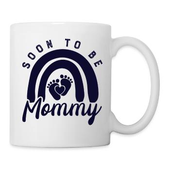 Werdende Mutter, Endlich werde ich ein Mama - Tasse - Weiß - Rechts