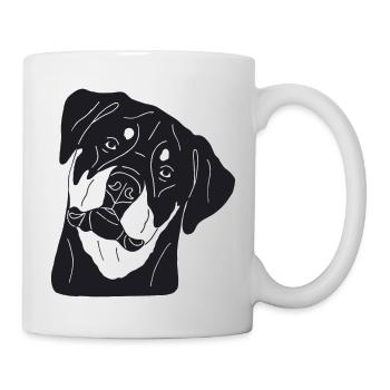 Rottweiler - Tasse - Weiß - Rechts