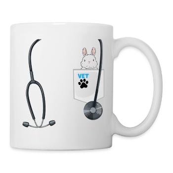 Veterinarian Costume School Career Day Outfit - Mug - white - Right