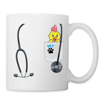 Veterinarian Costume School Career Day Outfit - Mug - white - Right