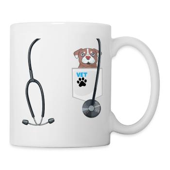 Veterinarian Costume for Boys Career Day Outfit - Mug - white - Right