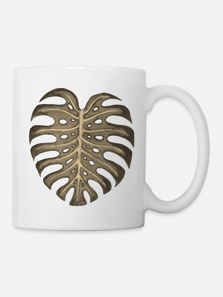 Monstera - Mug blanc - blanc