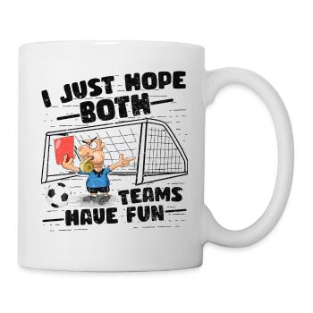 Funny Groovy Football Fan Saying - Mug - white - Right