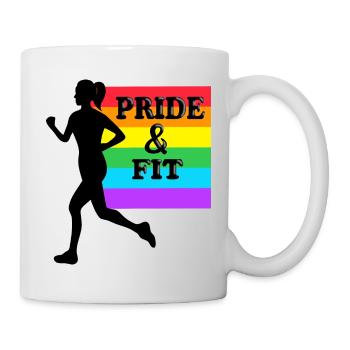 Pride and Fit - Tasse - Weiß - Rechts