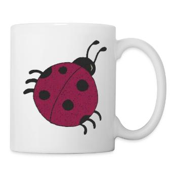 Ladybug blackberry - Mug - white - Right