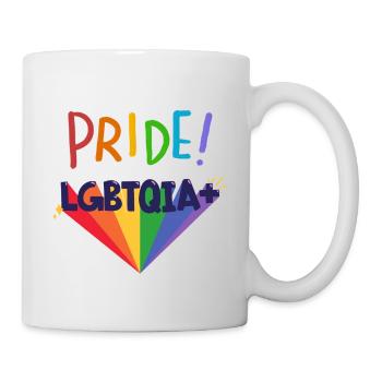 LGBTQIA + - Mug blanc - blanc - Droite