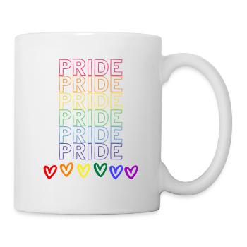 Pride Pride Pride - Mug blanc - blanc - Droite