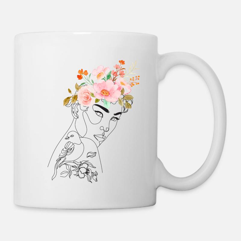 Hair in bloom - Mug - white