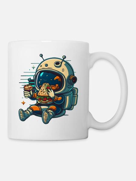 Mignon astronaute - Mug blanc - blanc