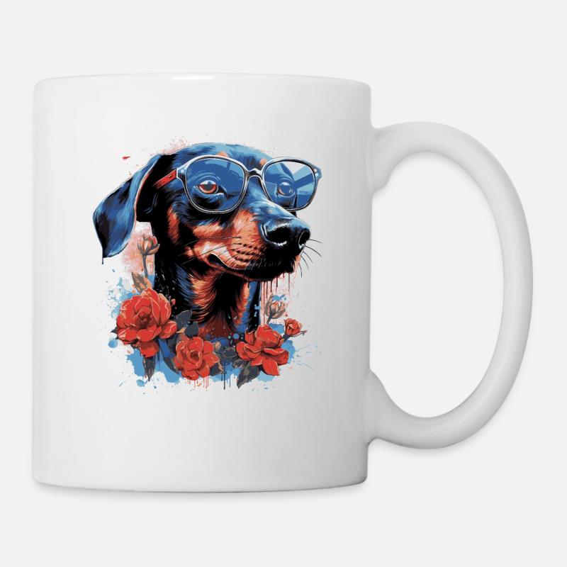 Rosendackel - Tasse - Weiß