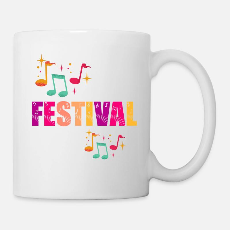 Festival estival - Mug blanc - blanc