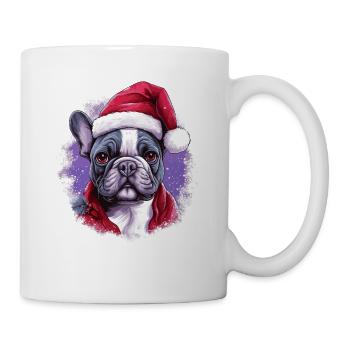 Xmas Santa Frenchie - Mug - white - Right