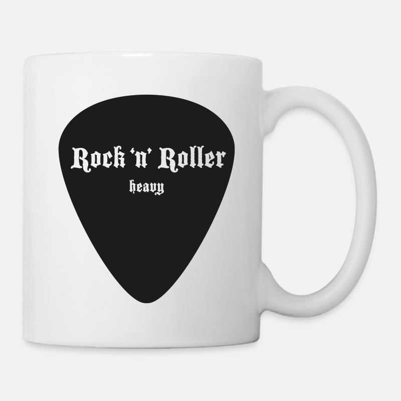 Plectrum Black - Mug - white